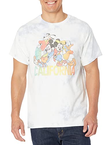 T-shirt Disney en coton léger Cali Group blanc pour jeunes hommes