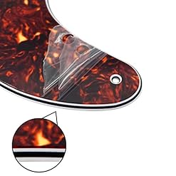 FLEOR 4 plis 8 trous Scratch plaque avant Tele MINI Humbucker Pickguard pour remplacement de guitare de style Telecaster… - Les Beatles, Paul McCartney, John Lennon, RIngo Starr, George Harrison FLEOR 4 plis 8 trous Scratch plaque avant Tele MINI Humbucker Pickguard pour remplacement de guitare de style Telecaster… – Image 4