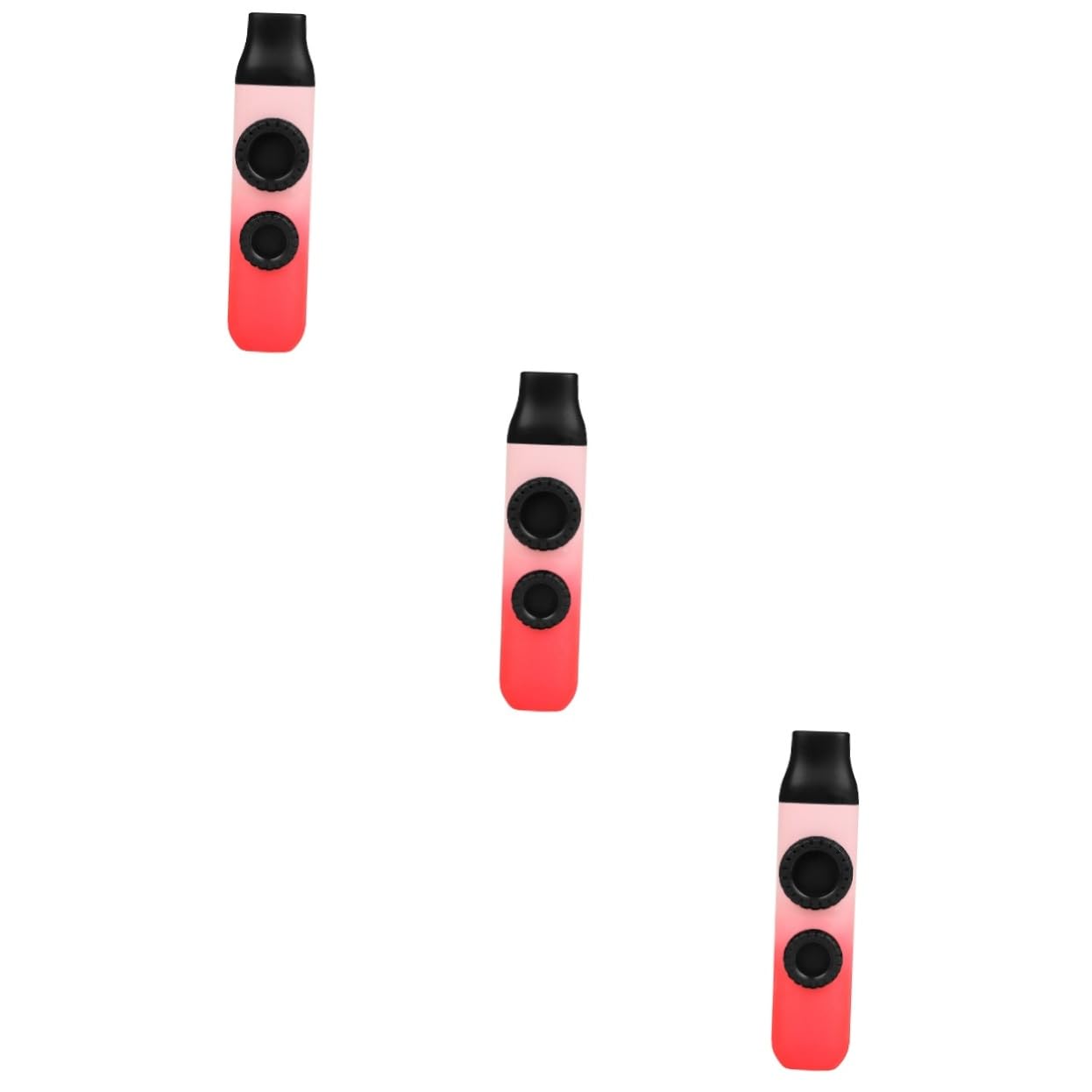 TOYANDONA 3sets Kazoos Plastica Portatili Per Accompagnamento Musicale Strumento Per Chitarra e Violinisti Facile Da Usare Adatto Tutte Le Età e Gradiente