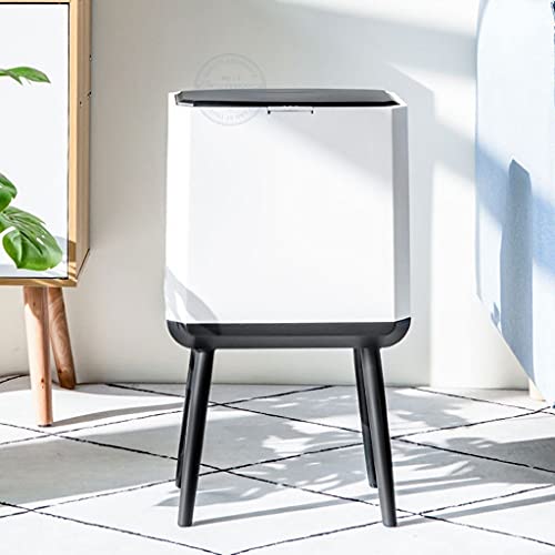 Corbeille à papier 14L robuste et compacte pour déchets de bureau