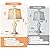 LuxSight Collection Table Lamps Set of 2 - Bedside Lamp with Fabric Shades - for Bedroom and Living Room with USB and Nightlight - Perfect for Nightstands and Bedrooms (28.5" high)