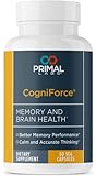 Primal Health CogniForce - Memory & Brain Health - Acetyl L-Carnitine Formula - Better Cognitive Performance - Clarity + Focus + Better Recall + Calm Thinking - Dietary Supplement - 60 Capsules