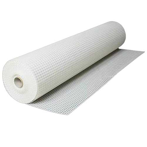 Malla de Fibra de Vidrio Antigrietas - Refuerzo 4x4mm Anti-Cracking enlucido de Malla para Yeso, Estuco EIFS y Alicatado, Instalación Rápida(Size:100cm*100m)