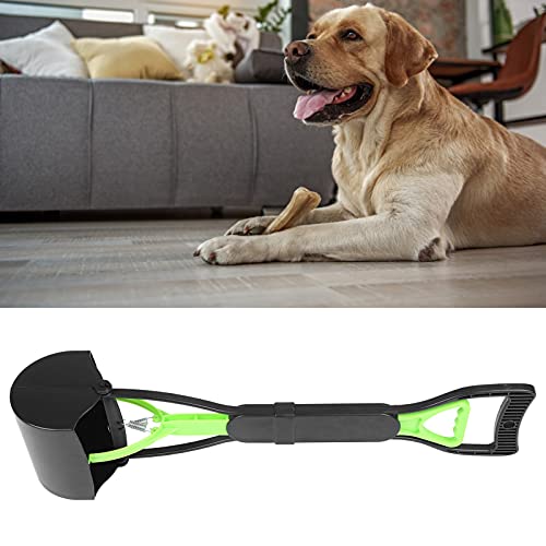 Image of Cocoarm Pooper Scooper with Long Handle, Jaw Poop Scoop for Large Dogs and Cats, Portable Pet Waste Picker, Green