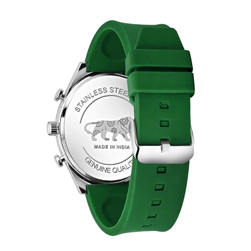 Image of styledose Men's Watch Analog Quartz with Chronograph & Silicone Strap -Casual & Formal Wrist Watch for Men