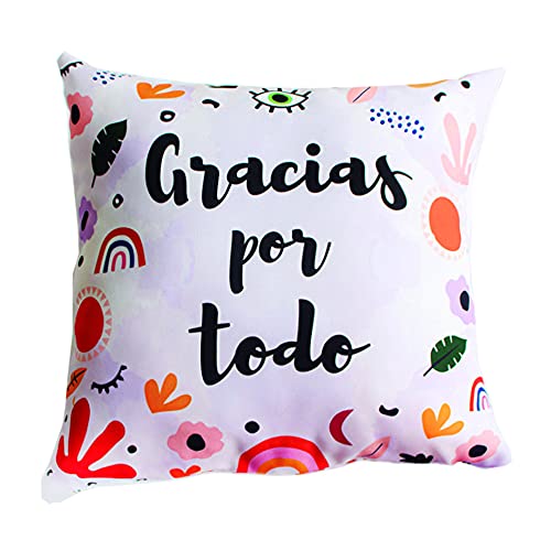 L'Informal Cojín Poliester Grande Gracias por Todo
