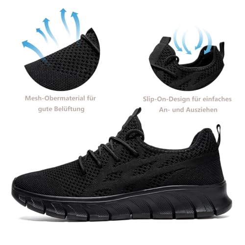 Chaussures de course pour femmes en mesh respirant, baskets légères et souples pour le sport - 3
