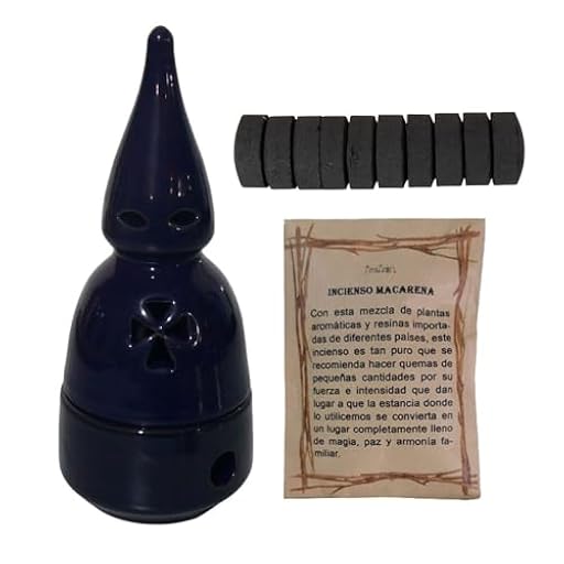 Incensario Nazareno Semana Santa + Incienso Virgen Macarena + Carbón (Nazareno Cobalto) | Ya disponible en tu tienda friki favorita! En mundofriki.es! Incensario Nazareno Semana Santa + Incienso Virgen Macarena + Carbón (Nazareno Cobalto) | Ya disponible en tu tienda friki favorita! En mundofriki.es!