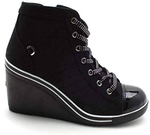 canvas sneaker wedges