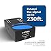 OREI 1X2 HDMI Extender Splitter Over Single CAT6/7 Cable Uncompressed 1080P with EDID - Up to 132 Ft - Loop Out - Low Latency - 1 Input 2 Output 2 Channel Transmission