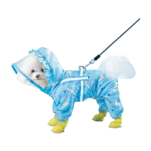 犬用レインコート ペットレインコート ペット雨具 防水 カッパ 犬服 防風 防塵 梅雨対策 着脱簡単 耐久性 速乾 快適 ペット用品 犬 服 通気 軽量 散歩用 小型犬 中型犬 大型犬 柴犬用 C-柄19 L
