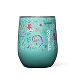 Corkcicle Disney Princess Ariel Stemless Wine Glass Tumbler
