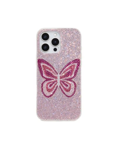 Image of JW PEI Butterfly Rhinestone Phone Case - Pink
