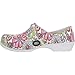 VANGELO Women Professional Slip Resistant Clog Waterproof Nurse Work Chef Shoe NIKO Removable Insole Flower-1 Size 9