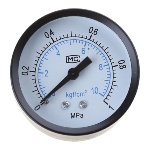 Manomètre pneumatique mécanique 0-10 bar 1/4 pour réparer un compresseur défaillant