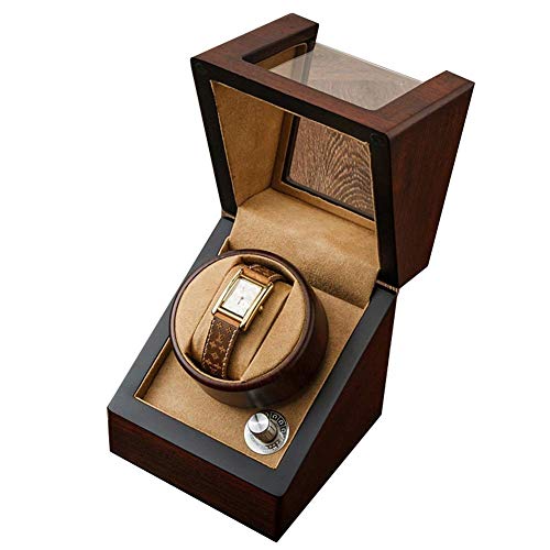 Remontoir montre automatique anti-poussière en bois avec moteurs 5 modes