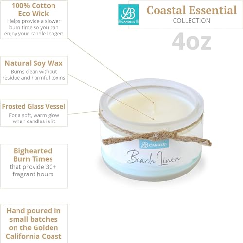 Bb Candles Coastal Essentials Natural Soy Hand Poured Candle thumb #2