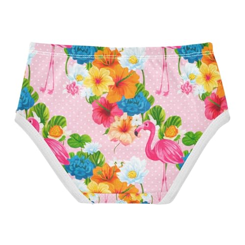Pink Flamingos Flowers Toddler Girls's Underwear 2T 202c18412