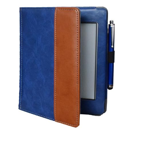 AKLiSa Funda para Kindle Touch D01200, funda protectora con cierre magnético, apta para Amazon E Book Reader Kindle Touch D01200 (azul)