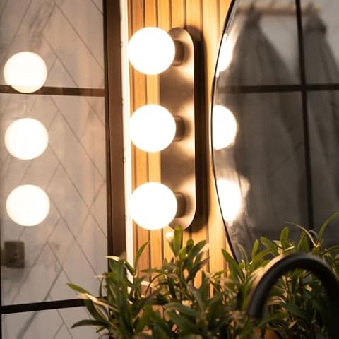 Orbital Matt Black Wall/Ceiling Light with Bulbs Cover