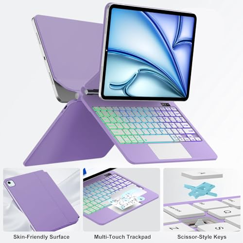 Teclado con Touchpad para iPad Air 11 FOGARI Magic Keyboard Bluetooth con Ñ 4
