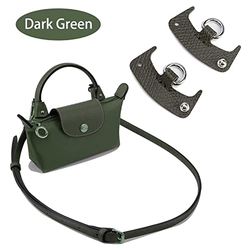 Image of Chispee Leather Bag Shoulder Strap, Purse Straps Replacement Crossbody Adjustable Conversion Kit for Longchamp Mini Bag
