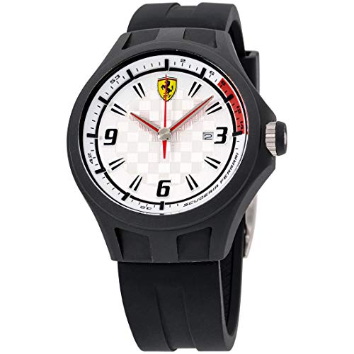 Ferrari Men's 0830001 Pit Crew Analog Display Quartz Black Watch
