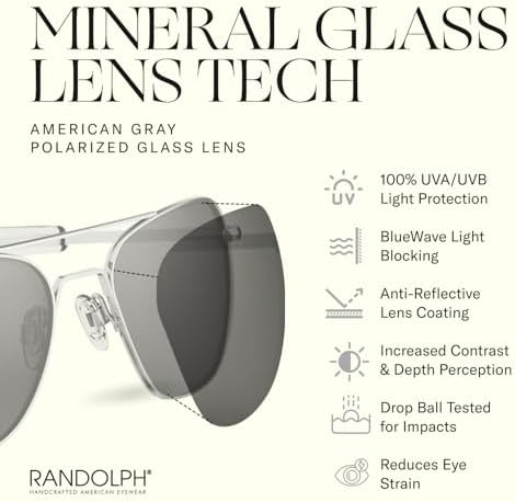 RANDOLPH aviator サングラスアメリカ製 Amazon | Randolph Engineering Aviator Polarized | サングラス