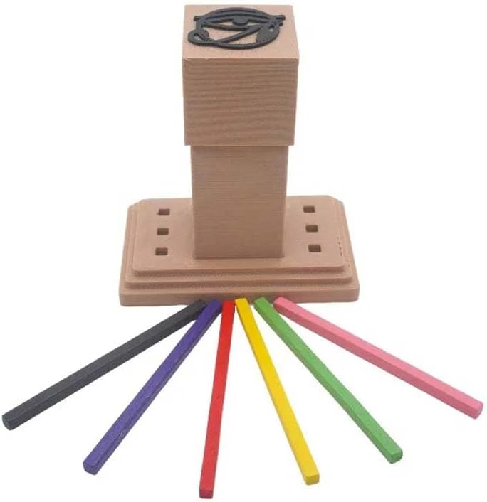 SUMAG Large Color Telepathy Sticks Magic Tricks Predict The Chosen Color Stick Prediction Magic Close up Illusions Gimmicks