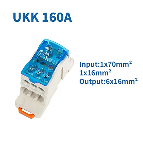 UKK-160A bornier de distribution pour sécuriser vos circuits électriques sur rail DIN - 3