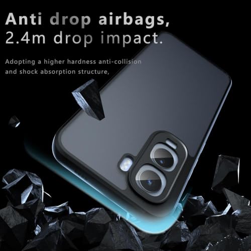 Image of Matte PC + TPU Back Cover Case for Vivo T5 Pro 5G, Black