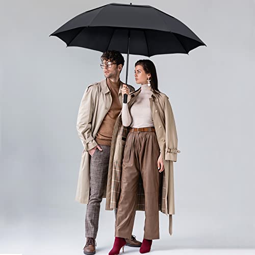 Zomake TM0052A Golf Umbrella 54/62/68 Inch, Large Windproof Umbrellas Automatic Open Oversize Rain Umbrella With Double Canopy For Men Women - Vented Stick Umbrellas thumb #7