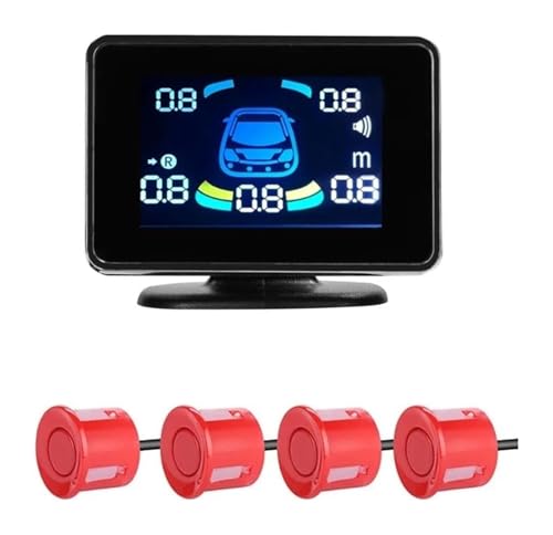 Capteur de stationnement Parktronic bleu avec kit d'assistance arrière à 8 détecteurs