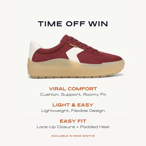 Image of Dr. Scholl's Shoes Women's Time Off Win Sneaker, Retro Sneakers for Women