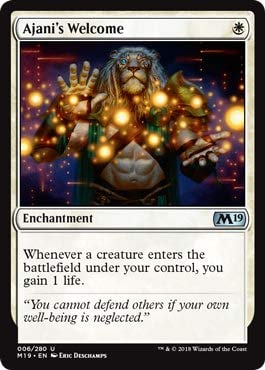 Magic The Gathering - Ajani's Welcome - Ajani Welcome - Core Sep 2019