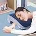FashionCha Headrest for Neck Napping Pillow for Adult Practical Multi Use Comfortable Removable Cover with Zipper Lunch Break Pillow, Dark Blue