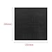 1-Piece Carbon Fiber Reinforcement Sheet, 3K Matte Textured, 0.2-10mm, for Industrial & Hobbyist Applications(200mmx200mm,10mm)