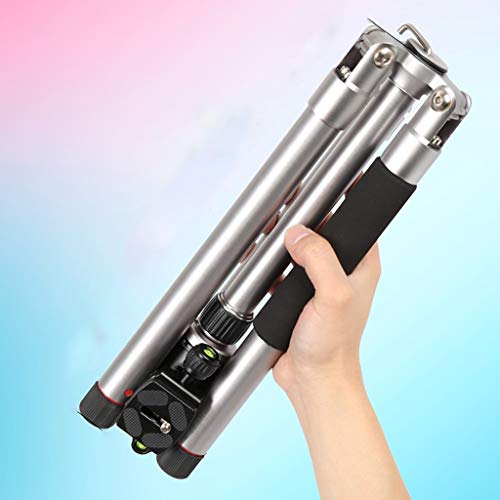 FEANG 63"Stativ telefonisch, leichte 360-Grad Kugelkopf Professionelle tragbare Kamera-Stativ-Monopod for Reisen und Arbeit (Color : C) – Bild 7