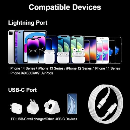 Image of 20W Charger Adapter with 1M Type C Cable Compatible with iPhone 17 /17e /17Pro /17 Pro Max /17 Air /16 /16e /16 Plus /16 Pro /16 Pro Max /15 /15 Plus /15 Pro /15 Pro Max|20watt 3.0 PD Fast Charging Adaptor, White