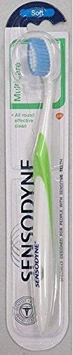 Sensodyne MultiCare Soft Toothbrush (Color May Vary) Newly Improved Design Of Sensodyne Precision