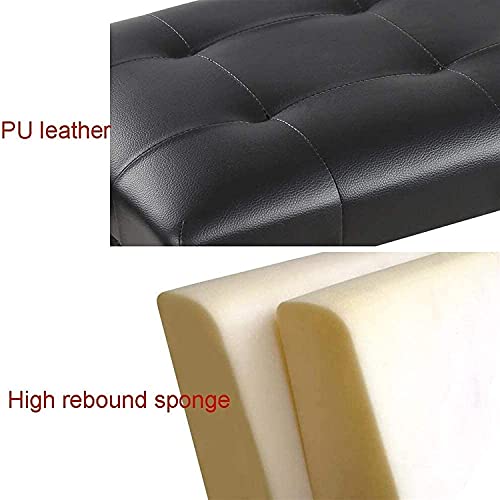 XYJHQEYJ Bancs de Piano Ascenseur Ajustable Coussin de Piano rembourré Bancs de Clavier Piano, Cuir Salon Saisie Tabouret, Noir - Les Beatles, Paul McCartney, John Lennon, RIngo Starr, George Harrison XYJHQEYJ Bancs de Piano Ascenseur Ajustable Coussin de Piano rembourré Bancs de Clavier Piano, Cuir Salon Saisie Tabouret, Noir – Image 6