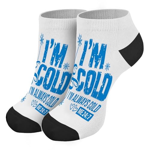Yes I'm Colds I'm Always Cold Dress Socks Casual Socks Women2