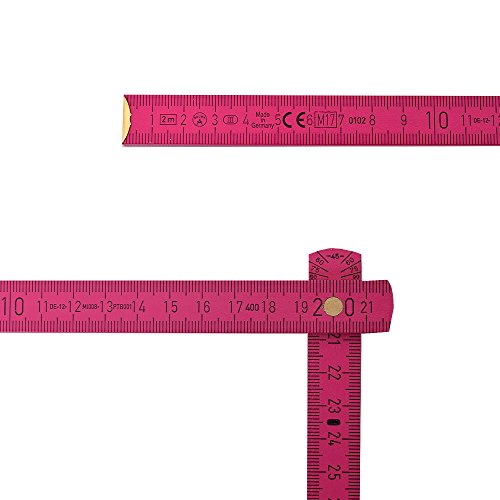 TE-Trend Regolo Pieghevole Rosa 2 Metro Scala