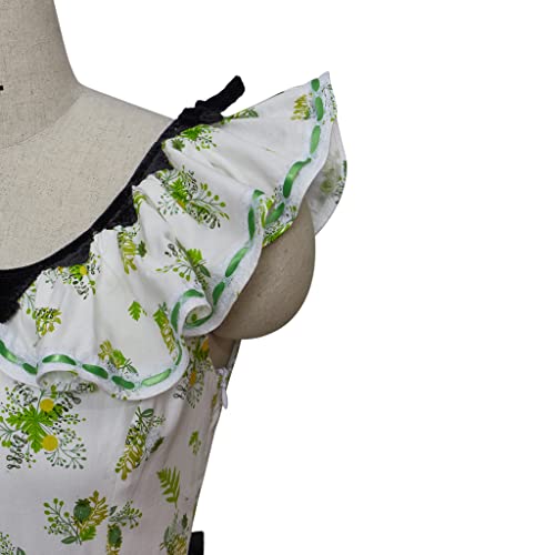 Gone With The Wind Scarlet Cosplay Costume Civil War Dress For Women (S, Floral) #TOP7