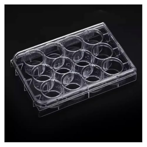 Lot de 5 plaques de culture de 6 à 384 puits pour fournitures de laboratoire