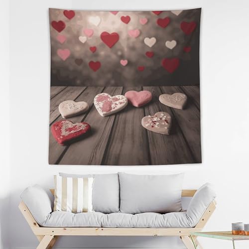 Tapisserie murale pour la Saint-Valentin idée cadeau décoration salon
