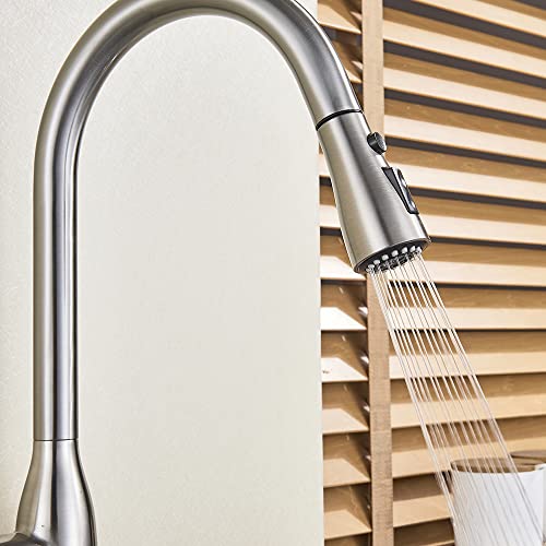 Robinet de cuisine mitigeur d'évier chaud froid avec bec pivotant