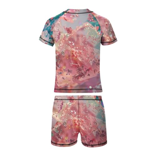 Pink Glittery Sparkles.pngChildren's Casual Swimsuit Set - Simple and Versatile9-11Y（140cm）3