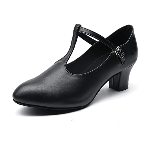 MSMAX Women Character Shoes Girls Party Heels Dancing Pumps for Ballroom Flamenco Tango Latin 10 M US Women