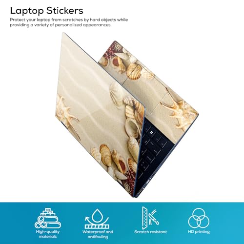 Image of Galaxsia Pattern D63 Top+Wrist Pad Vinyl Laptop Skin /Sticker /Cover Upto 15.6 Inches Laptops Laminated-Removable-HD Quality Compatible for Hp-Dell-Sony-Lenovo-Asus etc.(15x10 Inches)